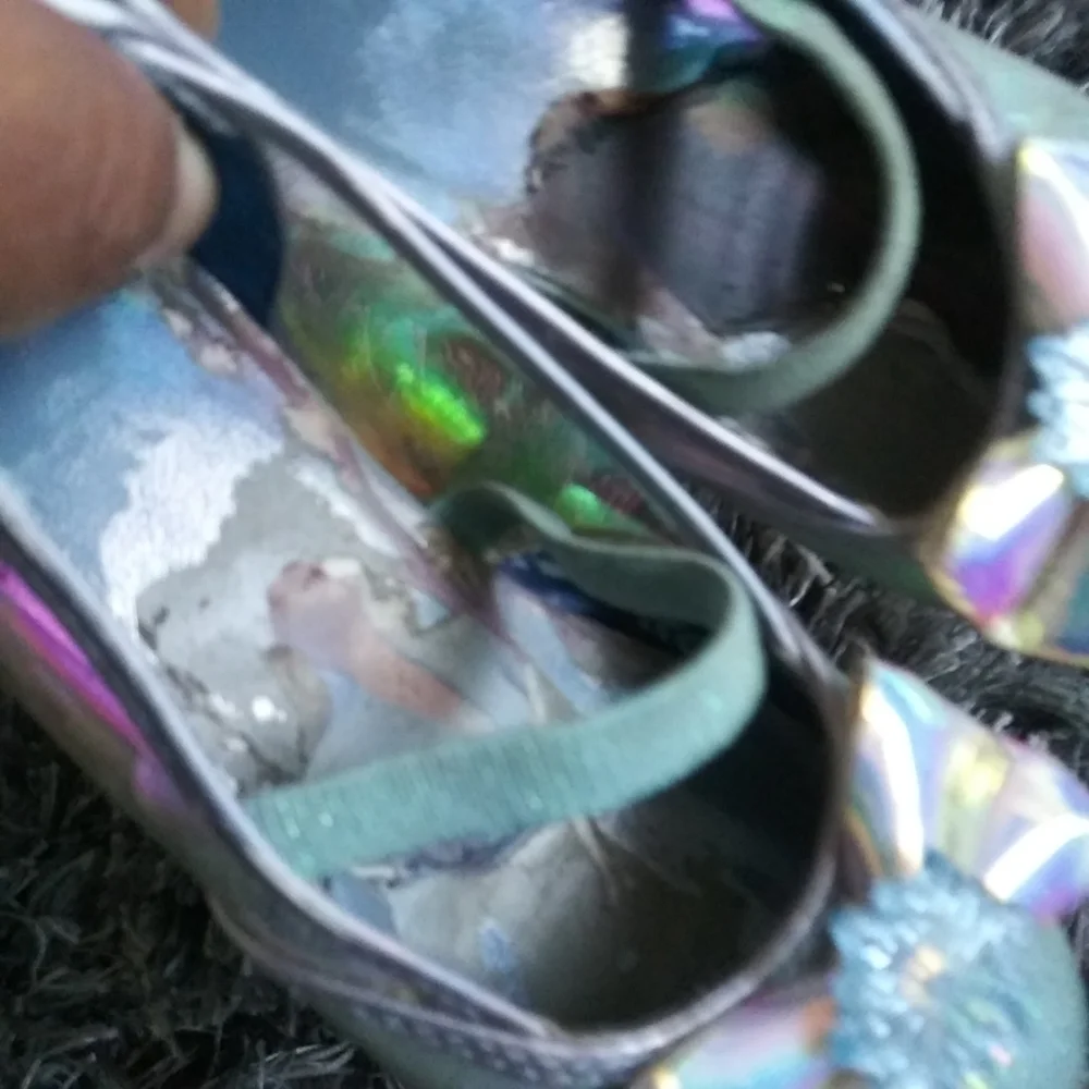 Disney Frozen Slippers Dress Up Shoes - Picture 4 of 4